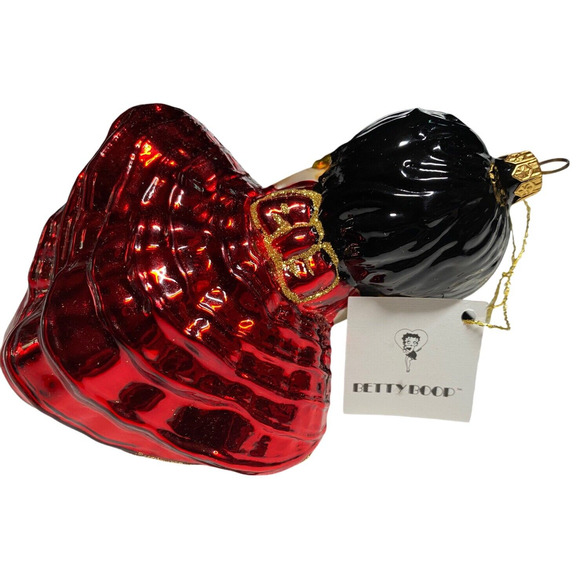 Kurt Adler Polonaise Collectible Blown Glass 90s Christmas Ornament Betty Boop - Picture 6 of 11